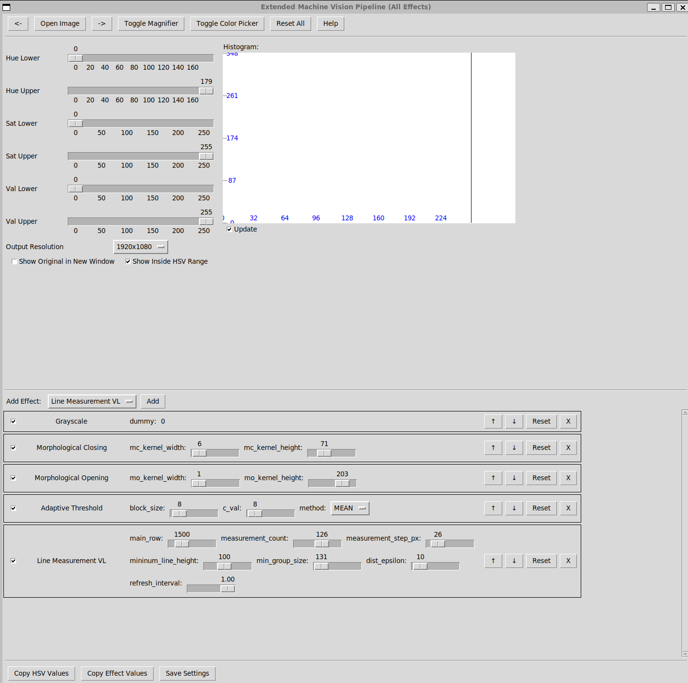 Machine Vision Image Processing Tool